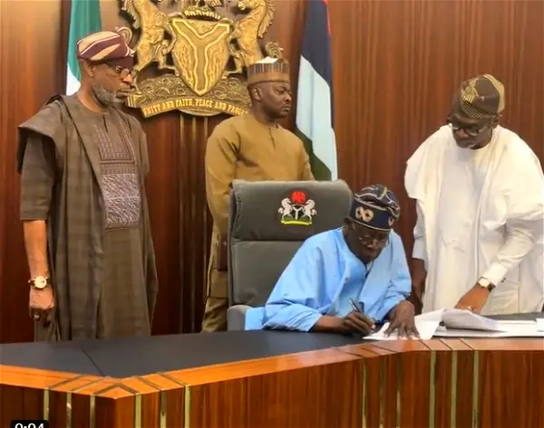 President Tinubu signs 6 IMO Instruments of Accession