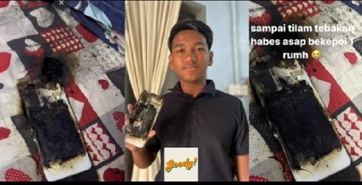 Teen’s Phone Exploded While Sleeping as he Left it Charging Overnight Nearly Burning Down His House