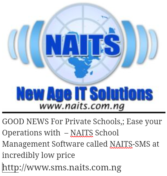 GOOD NEWS For Private Schools! Ease your Operations with – NAITS School Management Software called NAITS-SMS at incredibly low price