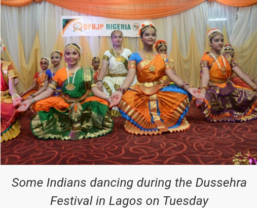 Indians in Lagos celebrate “Dussehra” festival Festival