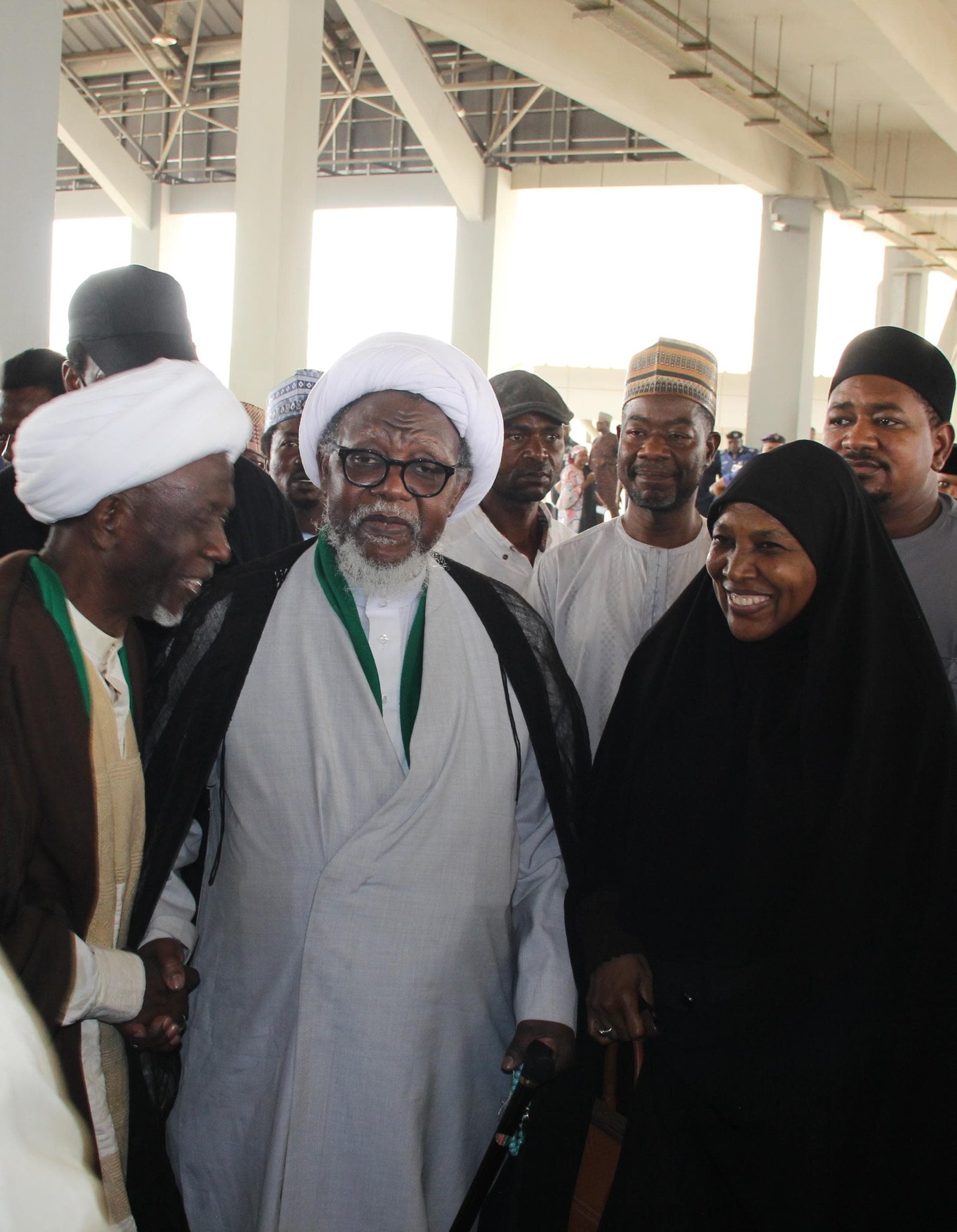 El-Zakzaky, wife return to Nigeria after medical trip abroad amidst rousing welcome