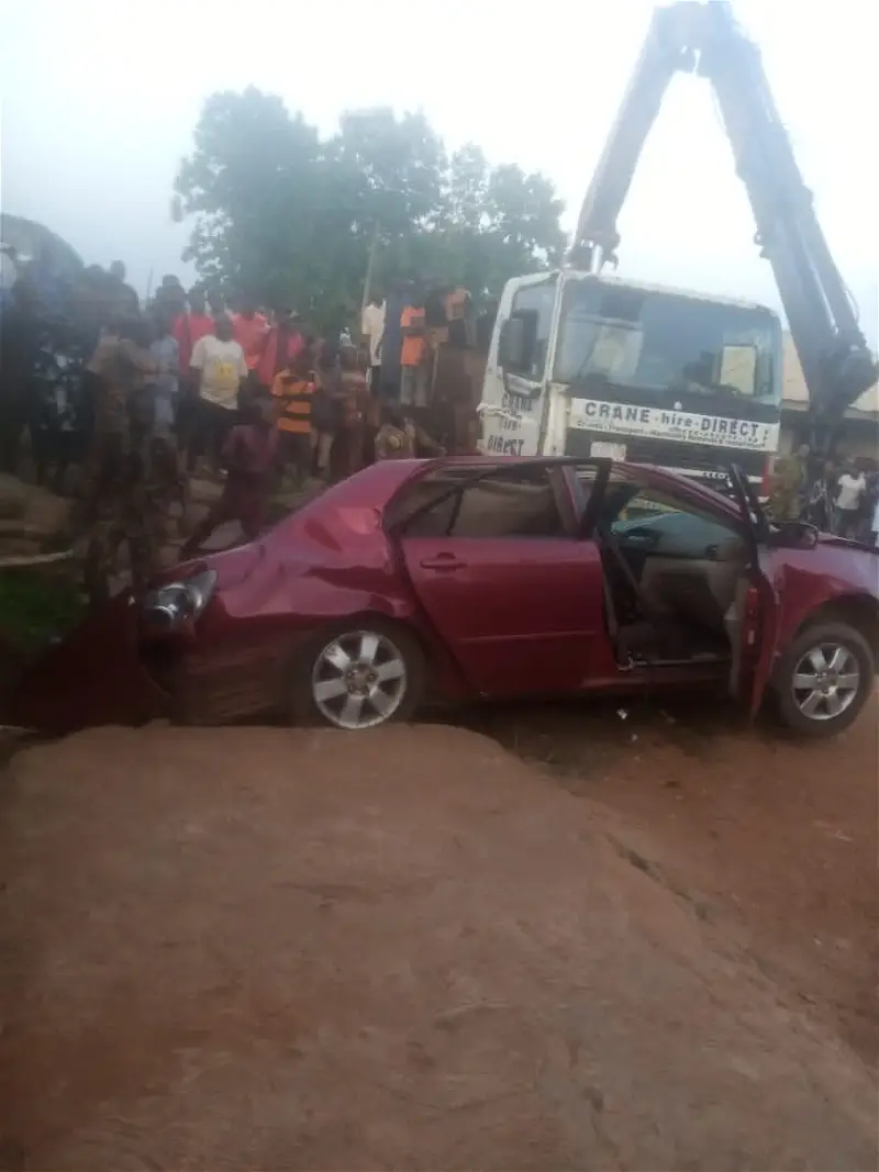 Ilesa varsity staff dead after truck falls over her car