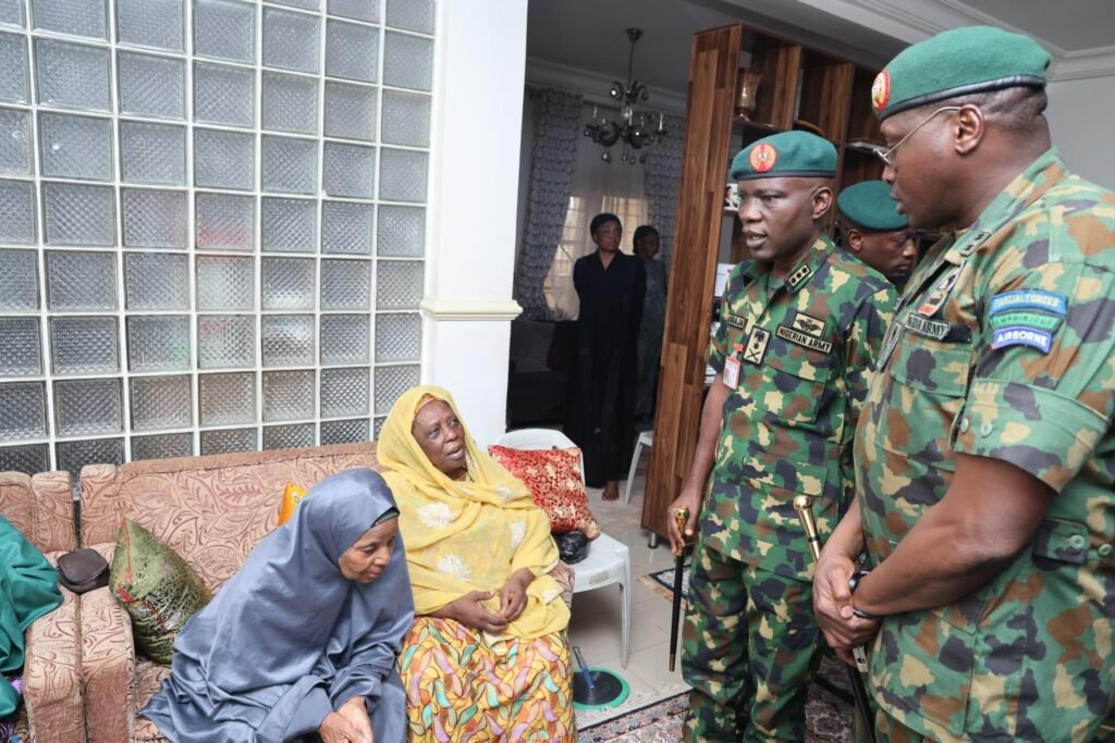 COAS PAYS CONDOLENCE VISIT TO LATE LIEUTENANT GENERAL GARBA DUBA’s WIDOW