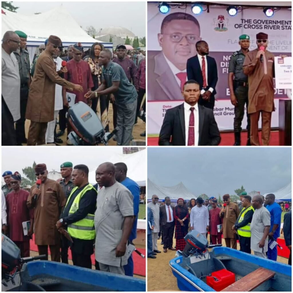 NG-CARES: CRSG distributes 100 boats to fishermen, N2b grants to poor, vulnerable C’Riverians