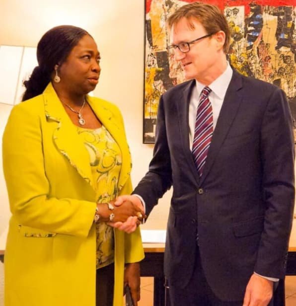 British envoy assures of safety of Nigerians in UK as he meets NiDCOM boss