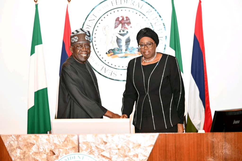 Tinubu swears in Justice Ekerere-Ekun