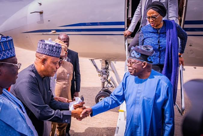 Tinubu returns from Saudi Arabia