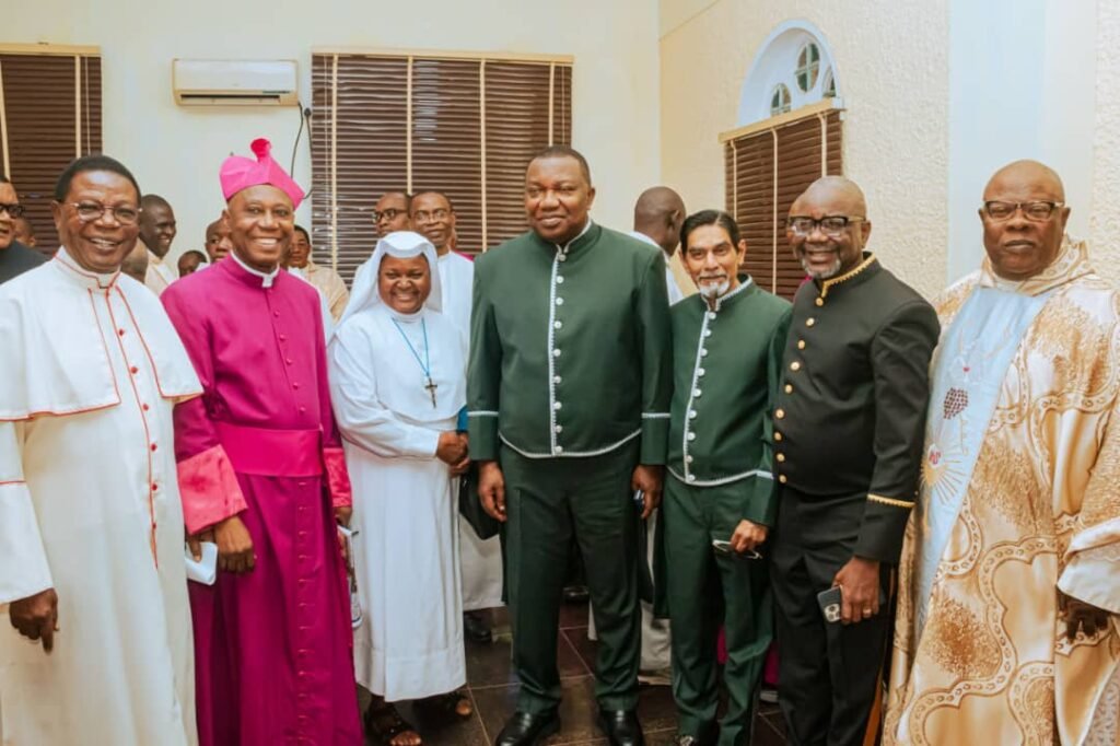Bishop lauds Prof. Okolie on conferment of Papal Honor of Knight of KSS