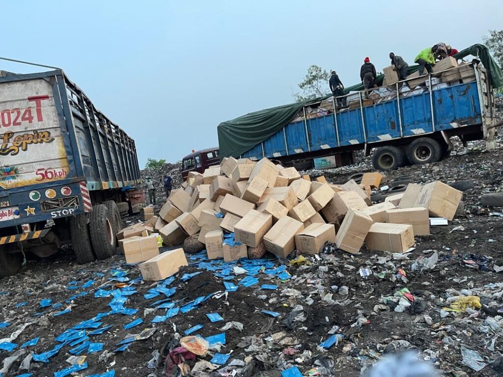 NAFDAC Evacuates Over 100 Truckloads of Fake, Expired, Banned Drugs and Narcotics From Idumota, Onitsha and Aba Open Markets