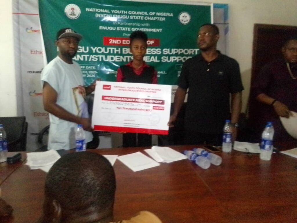 NYCN urges youths to support government programmes, empowers 60 youths in Enugu