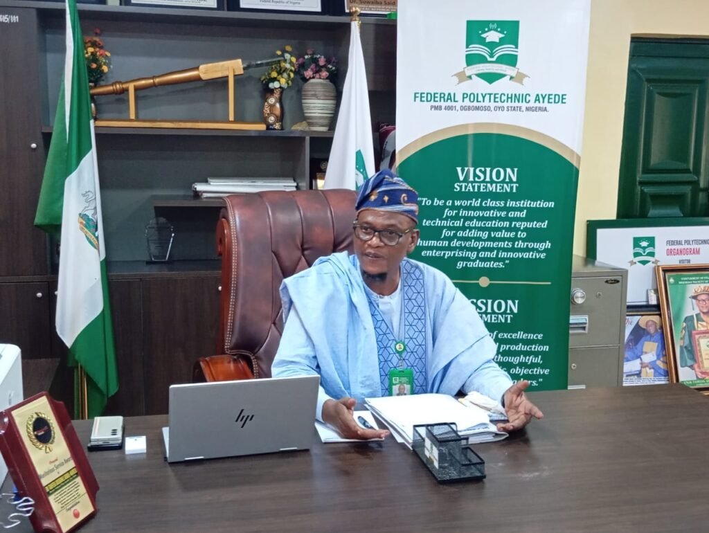 Ayede Poly Establishes Centre for Skill Acquisitions and Entrepreneurship Devt. for Youth Economic Empowerment