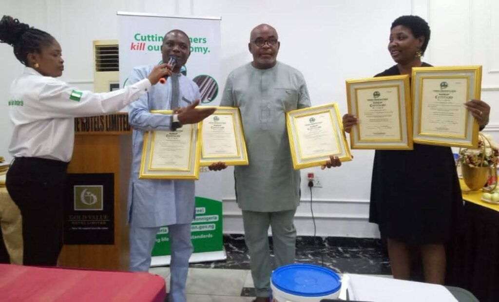 54 Companies” Brands Receive SON MANCAP Certification For Excellence in Enugu