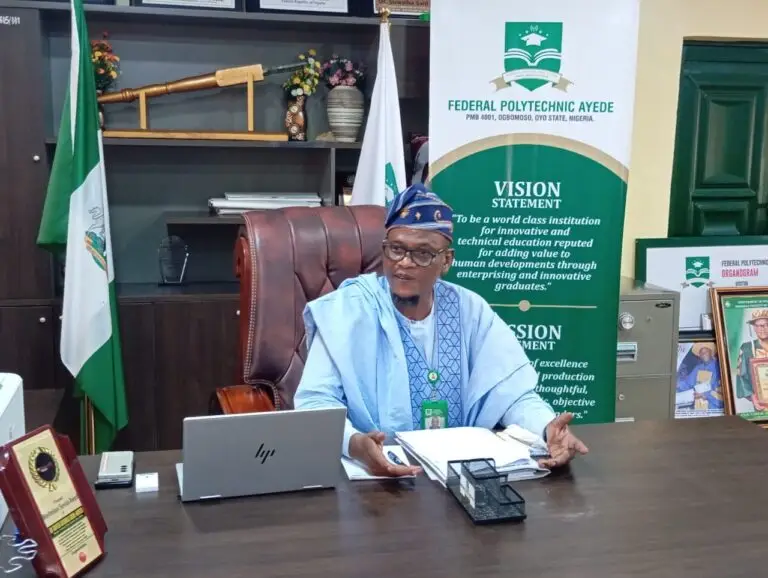 Ayede Poly; Establishing a Legacy of Academic Excellence – Rector