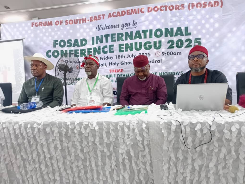 Peter Mbah Urges Academics to Join Politics at FOSAD International Conference in Enugu