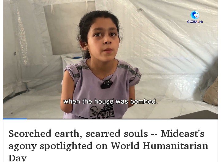 Scorched lands, scarred souls — Mideast’s agonies spotlighted on World Humanitarian Day