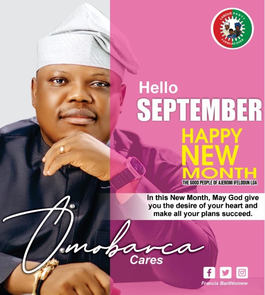 PHILANTHROPIST HON. OMOBARCA WISHES AJEROMI IFELODUN CONSTITUENCY A HAPPY NEW MONTH, URGES RESIDENTS TO REGISTER FOR VOTERS’ CARD