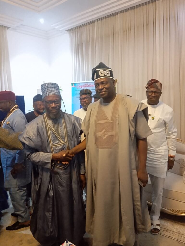 YAYI Supporters Pay Condolence Visit to APC Nat. Chairman, Prof Yilwatda Over Mother’s Death