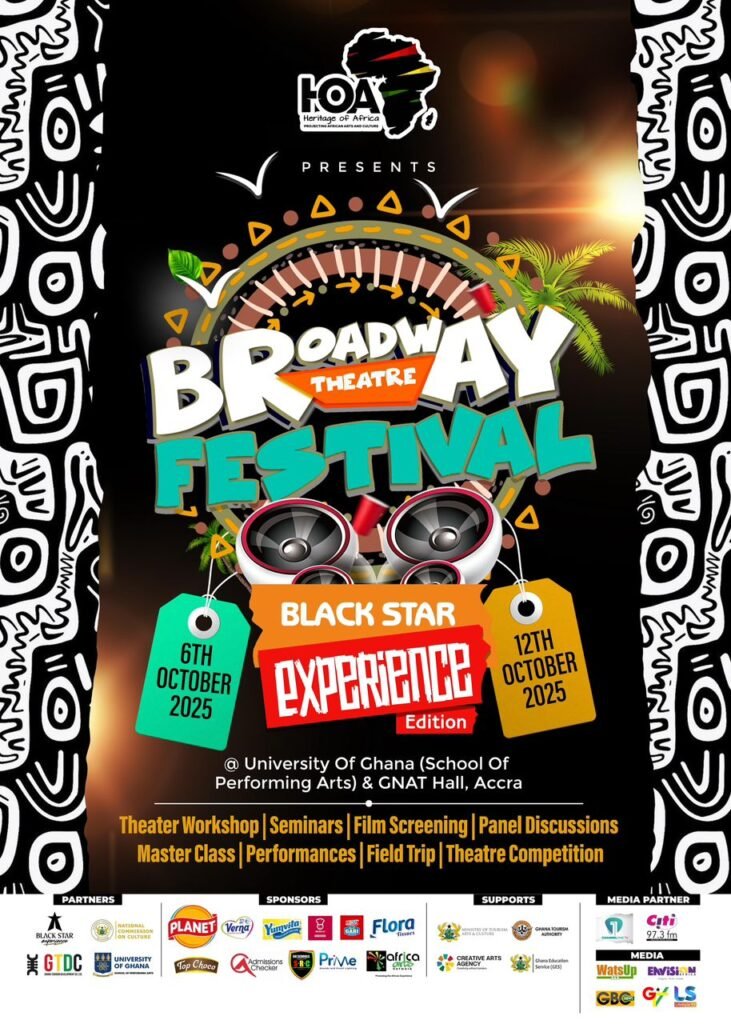 Broadway Theatre Festival 2025: Ghana Prepares to Welcome the World Through Dance, Drama and Heritage