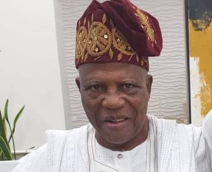 Amb Isola greets veteran journalist, Nojeem Jimoh, at 73