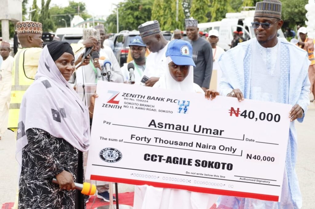 AGILE: Sokoto governor’s wife launch cash disbursement to 41,821 female students