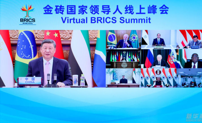 Xi calls on BRICS countries to jointly defend multilateralism, multilateral trading system