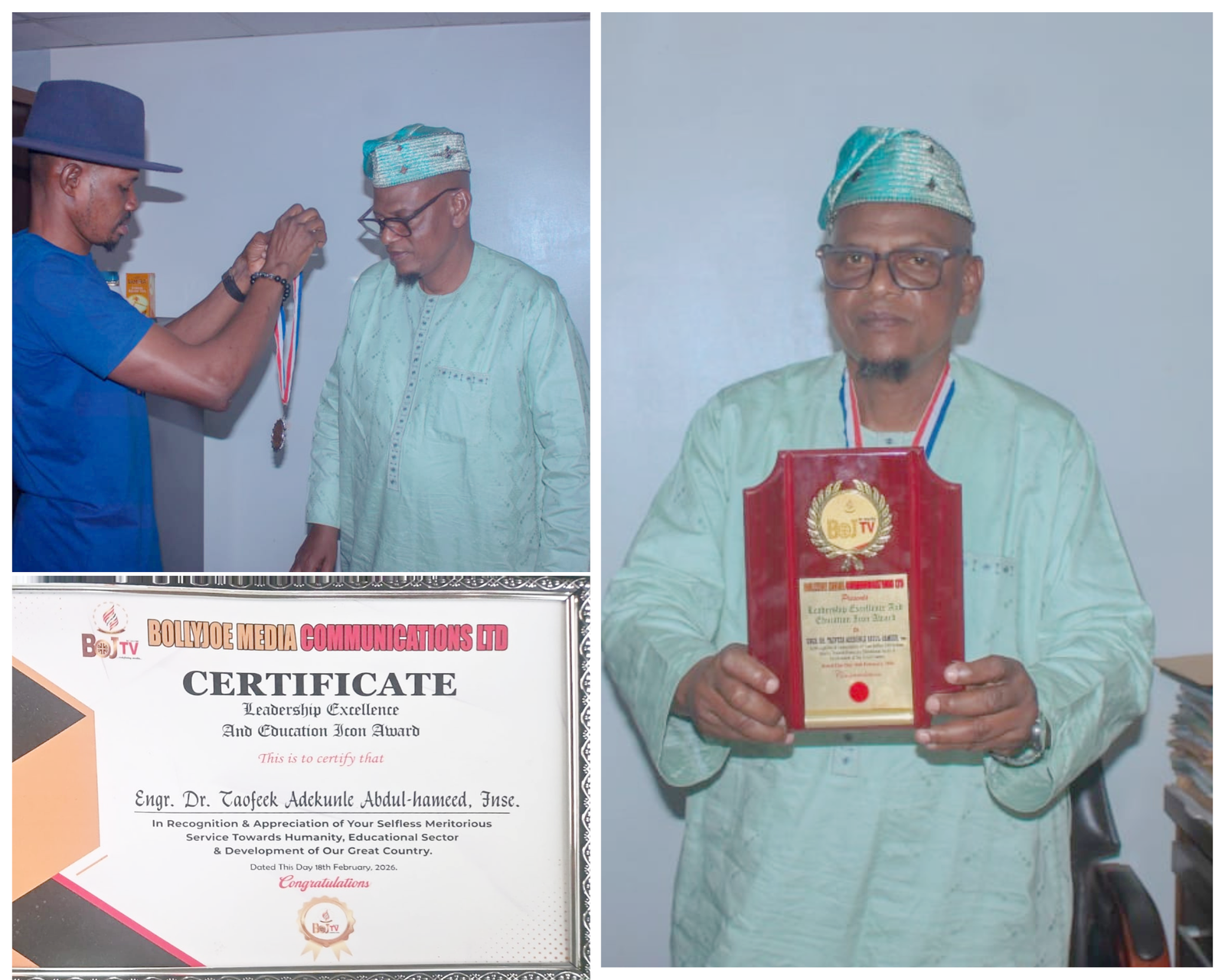 FEDPA Rector Bags Leadership Excellence Award