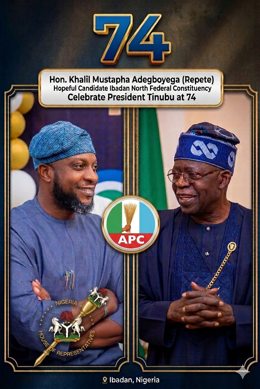 “74 Years of Courage and Conviction: Repete Salutes President Tinubu’s Transformational Legacy”
