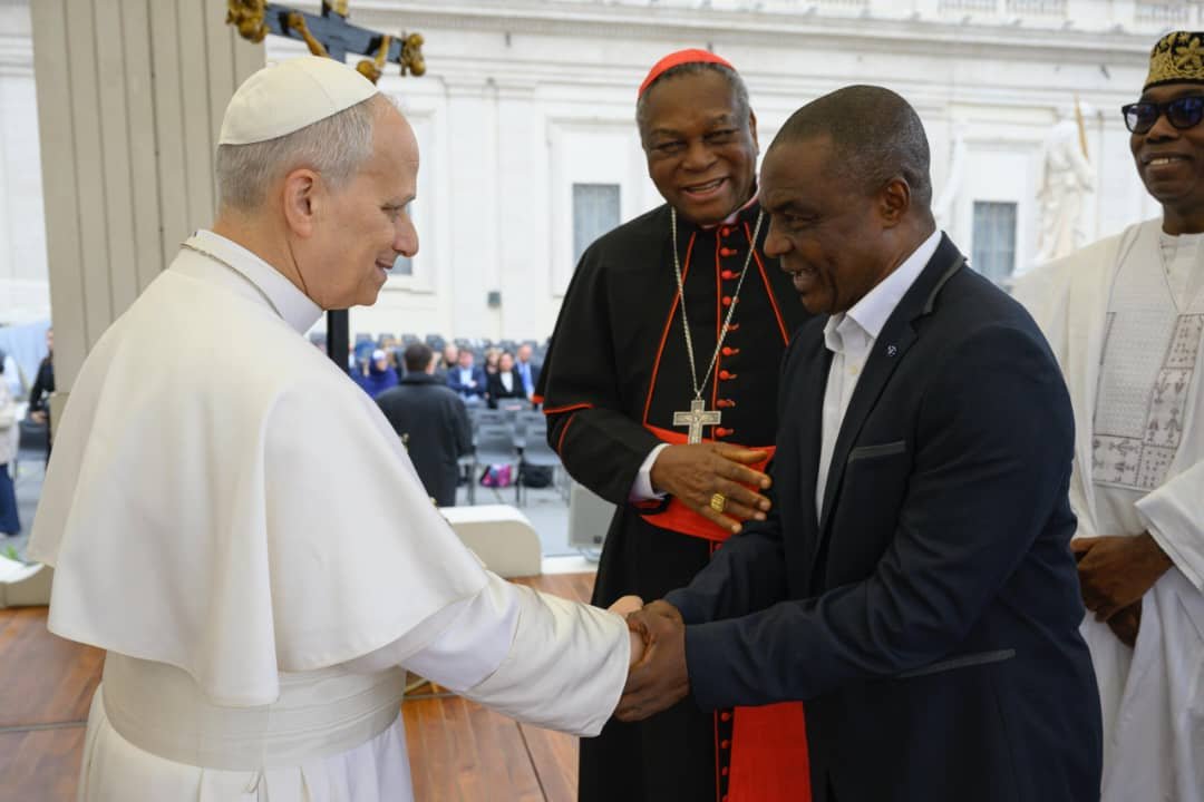 ​VATICAN CITY — Sir Chinyeaka Ohaa in a Historic Meeting With The Pope