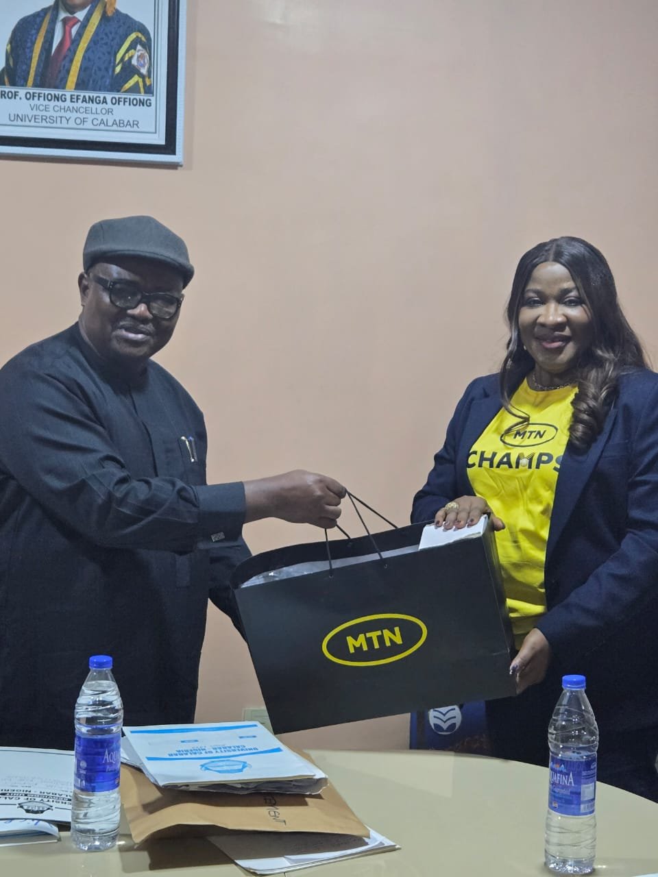 UNICAL VC Seeks Strategic Partnership with MTN Nigeria on Digitalisation, Sports Development