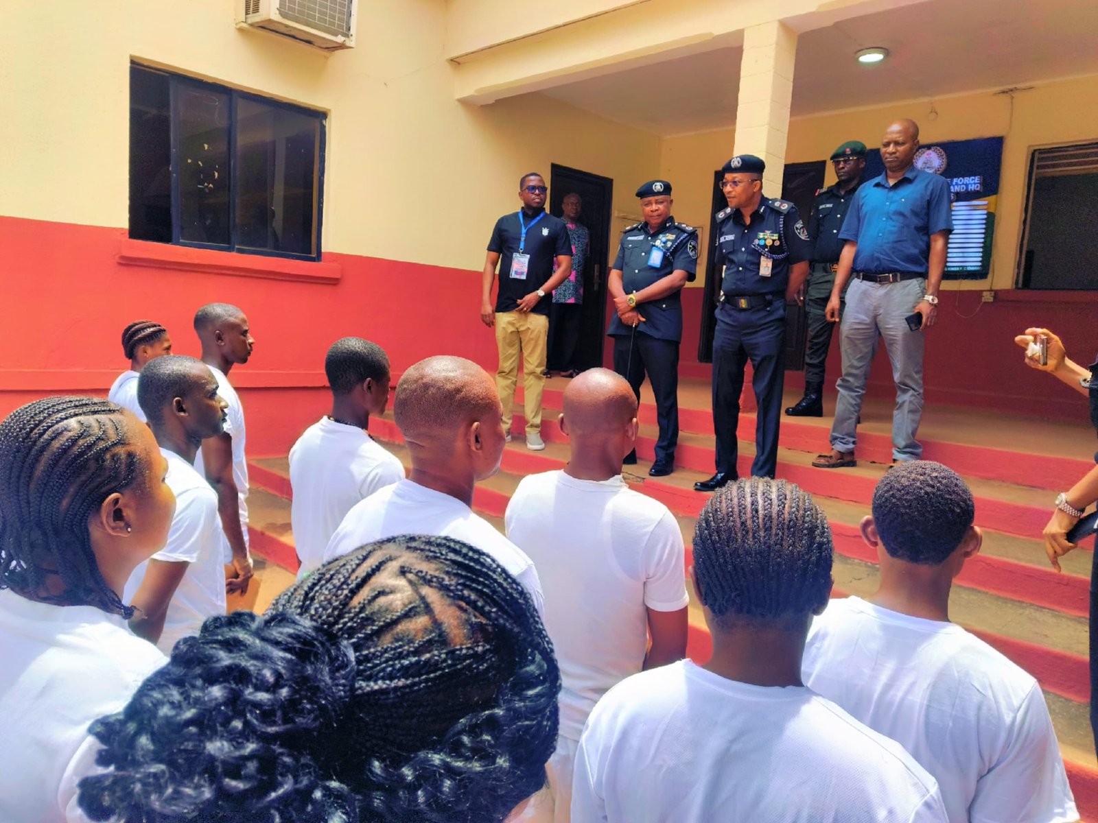 Team screens over 100 police constable recruits, as Enugu CP visits venue