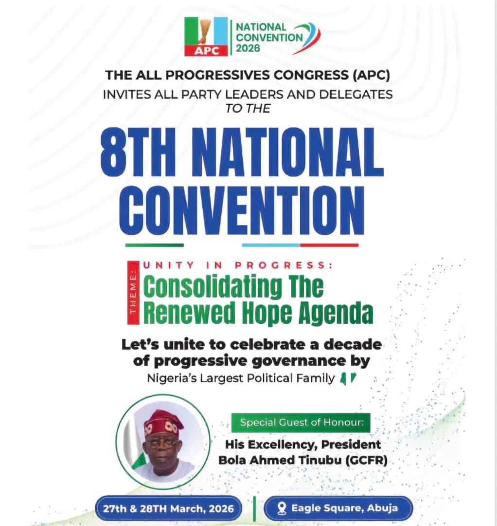 2026 APC National Convention: As Eagle Square Beckons