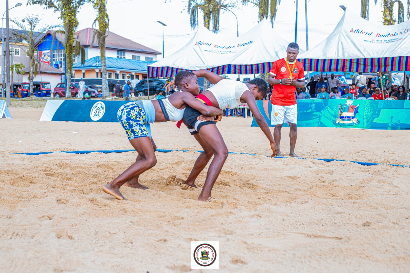 Beach Wrestling Debuts at National Wrestling Championship Flag-Off in Yenagoa