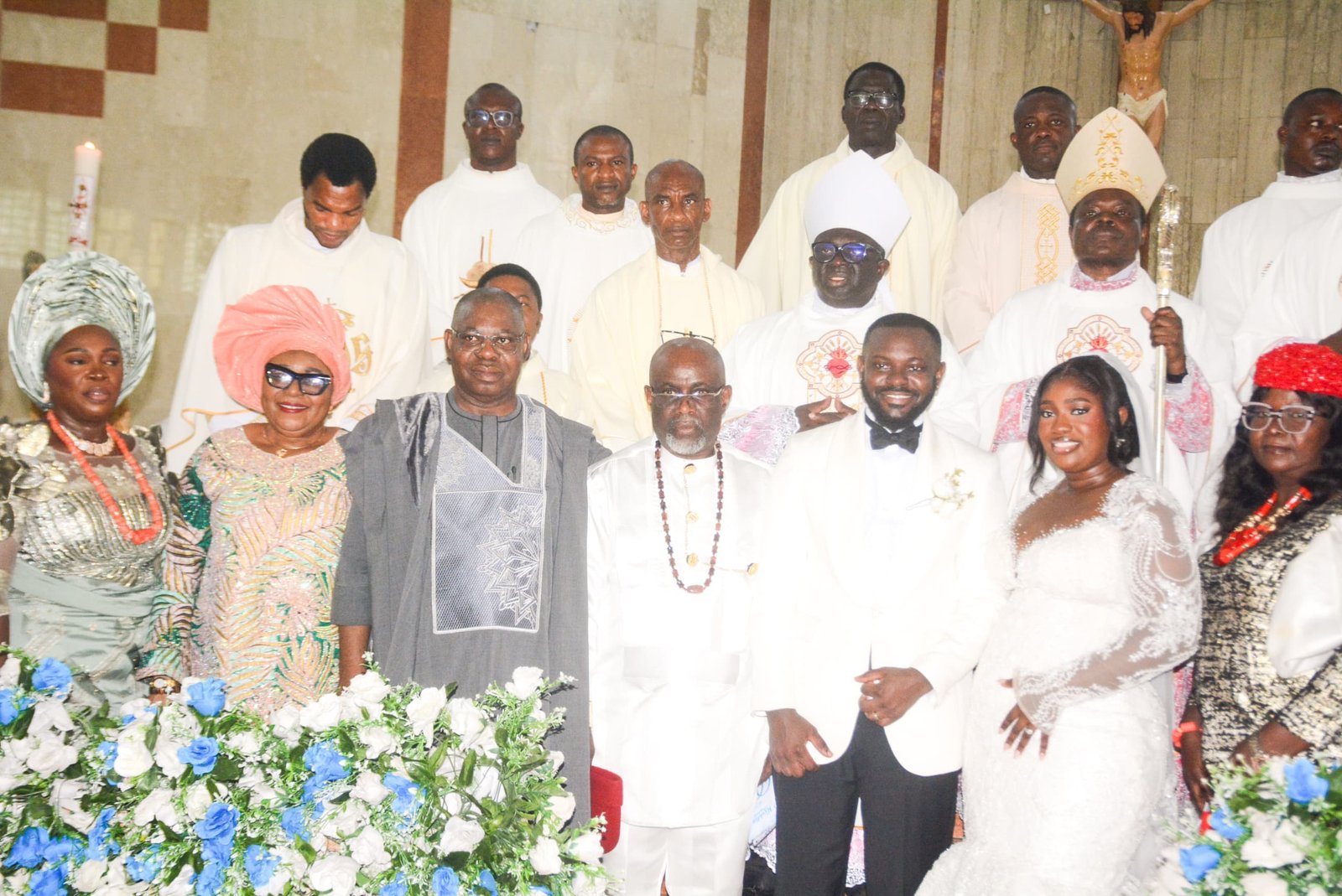 Oborevwori Attends Wedding Of Former Attorney-General’s Daughter