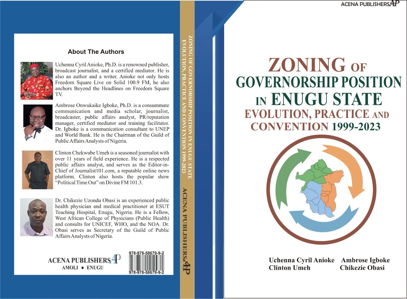 Peace, Stability: 4 Scholars hail continuation of governorship zoning system in Enugu in book