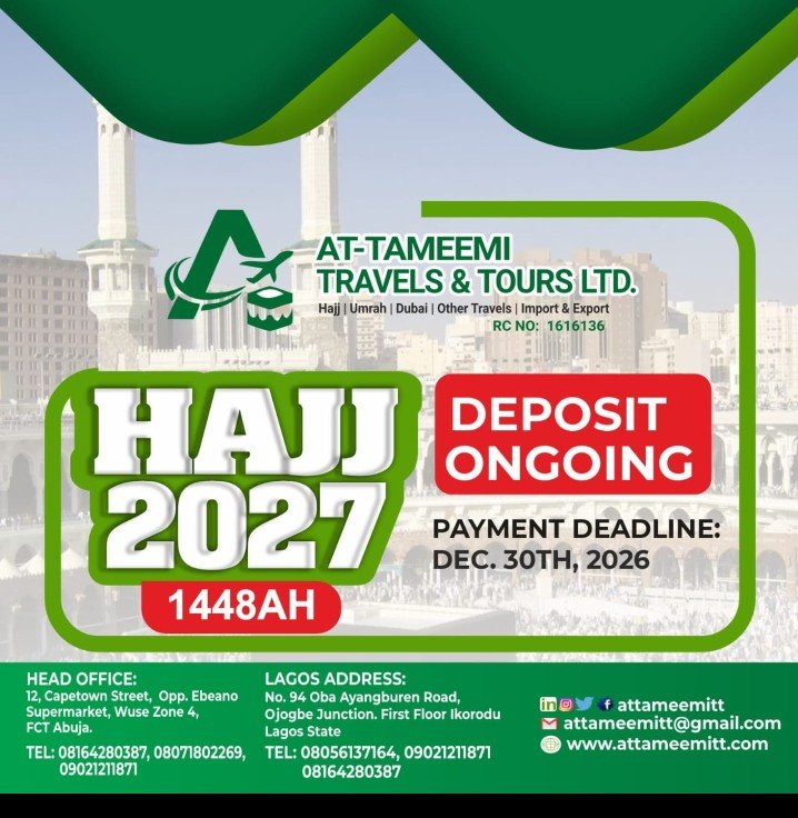 At-tameemi Travels and Tours Announce Packages for Easy Hajj, Umrah
