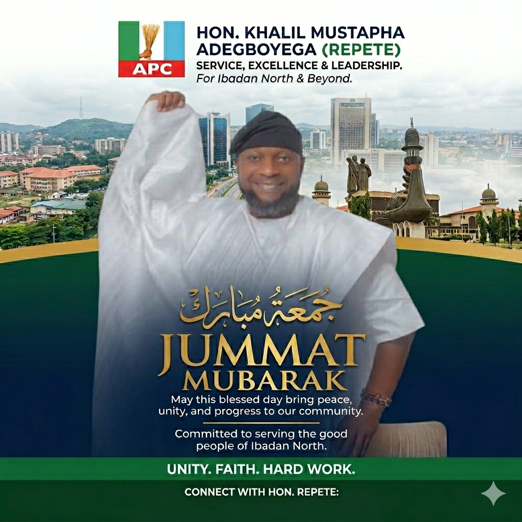 Repete Charges Constituents On Unity, Faith And Progress This Blessed Jummat 