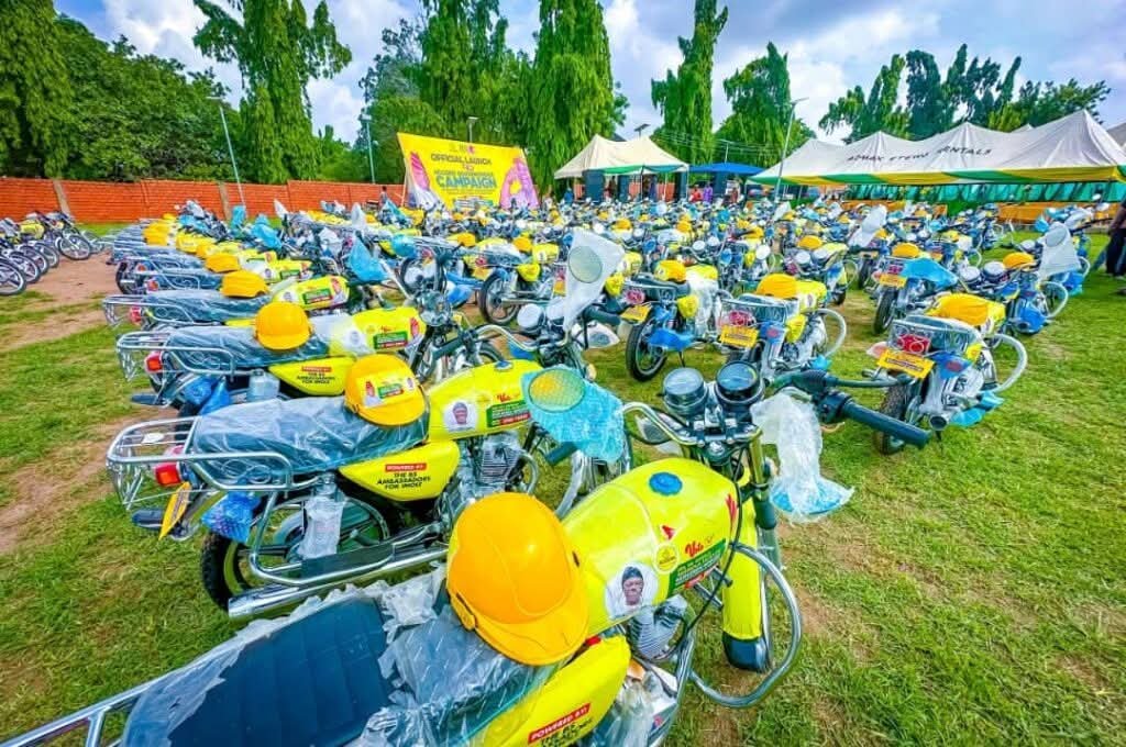 Lawmaker donates 10 buses, 150 motorcycles for Adeleke’s re-election