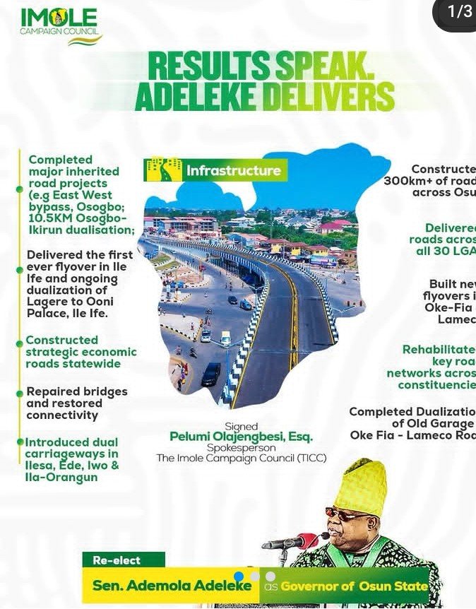 Gov Adeleke Faults Ambo-Adereti Agenda Sector by Sector