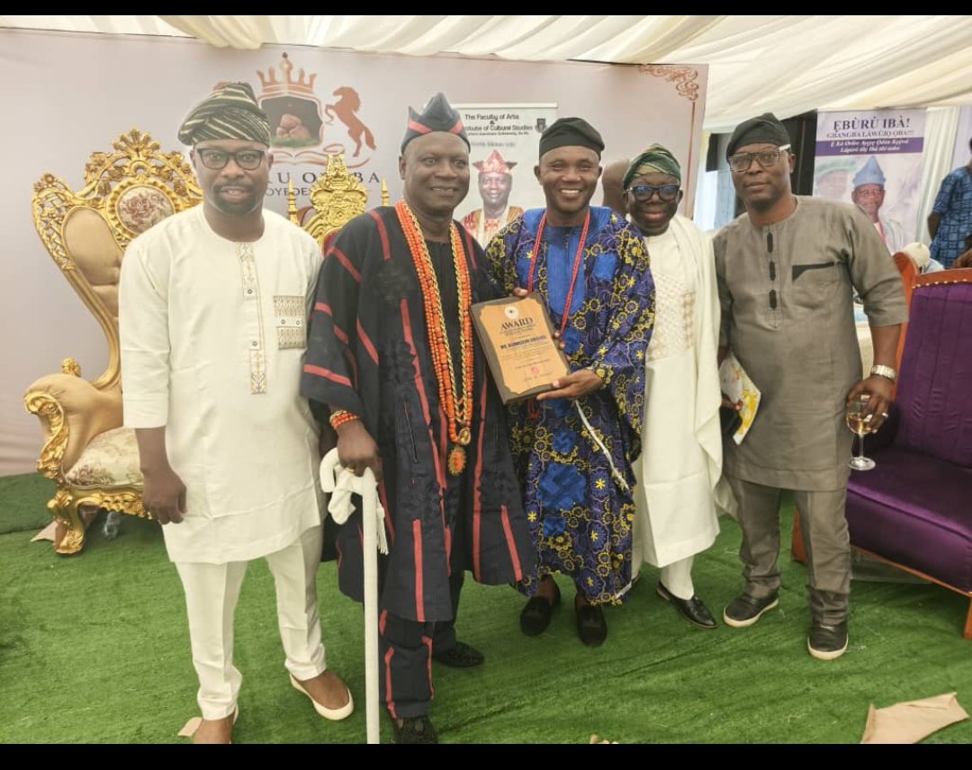 Oluwaseun Christopher OWOJORI Honored by Eburu of Iba as Monarch Marks a Decade of Intellectual Leadership