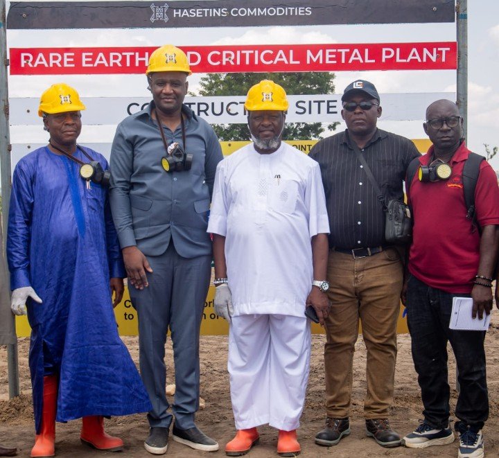 FG commends progress in Hasetins’ ongoing $400m rare earth plant project in Nasarawa